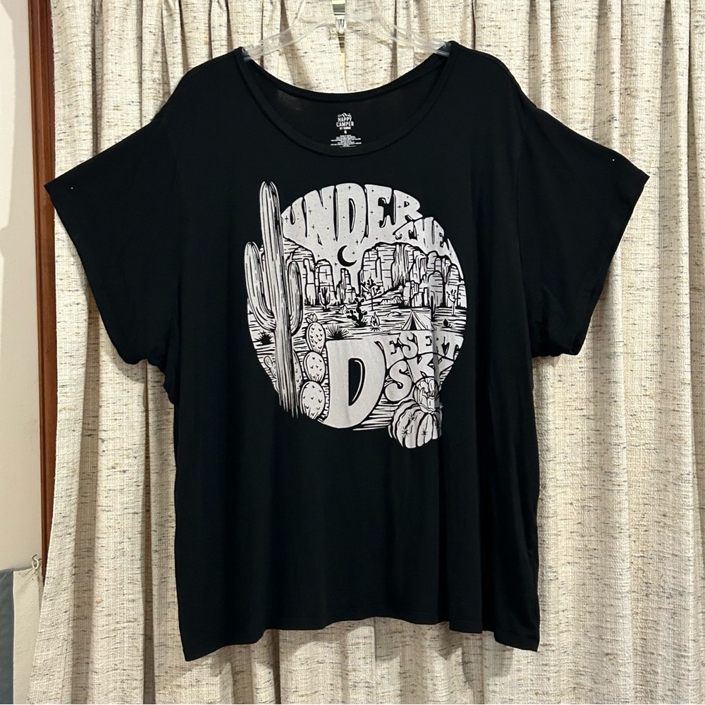 Happy Camper by Torrid Performance Cotton Short Sleeve Active Tee - 6X